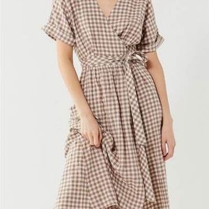 Urban outfitters brown motif dress